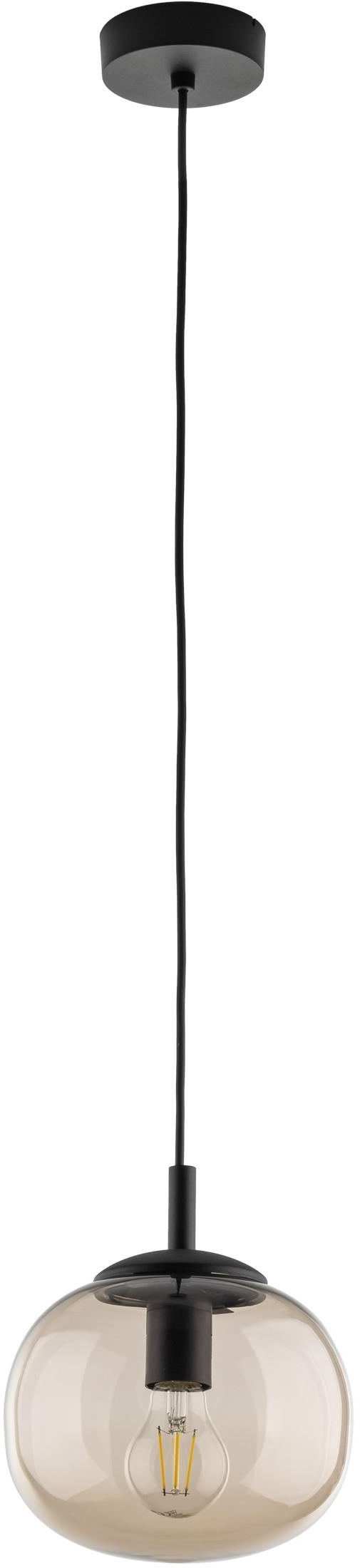 TK Lighting Vibe lampe suspendue 1x15 W noir 5826