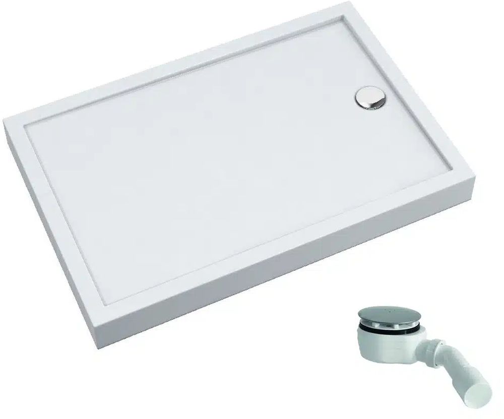 Schedpol Competia New receveur de douche rectangulaire 110x80 cm blanc 3.4837