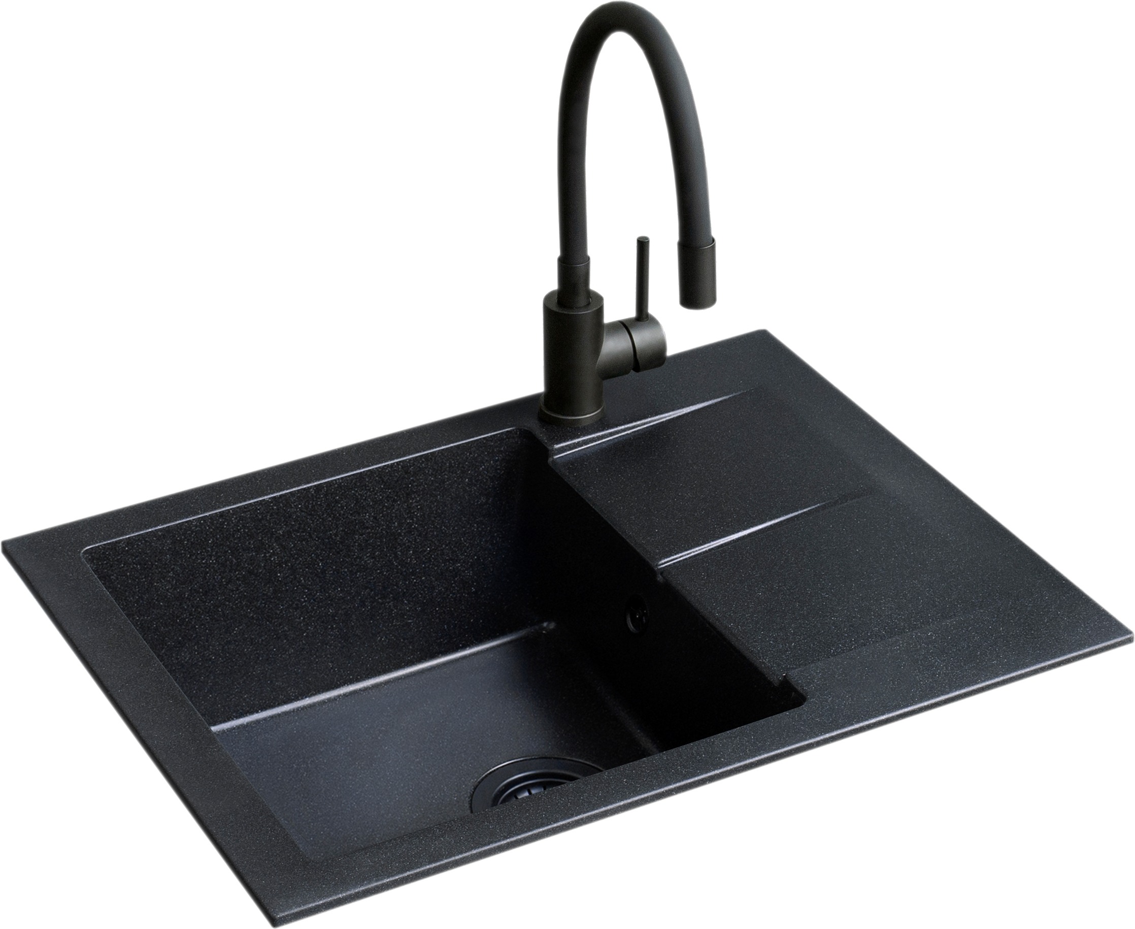 Berg Black évier avec mitigeur onyx/noire ZZH1411ABFBK