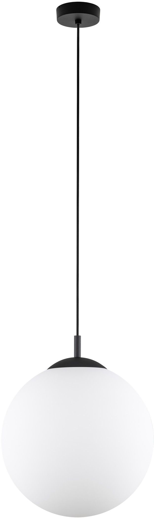TK Lighting Esme lampe suspendue 1x15 W blanc-noir 5671