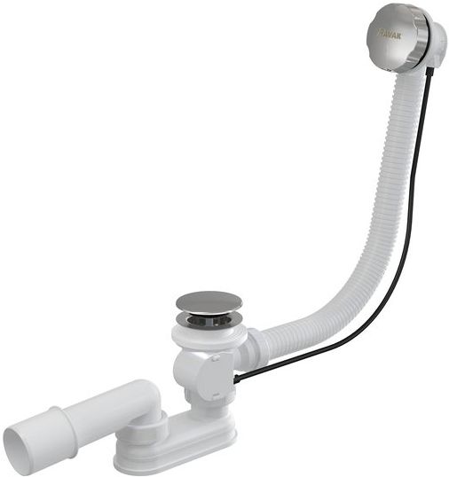 Ravak siphon de baignoire noir X01846