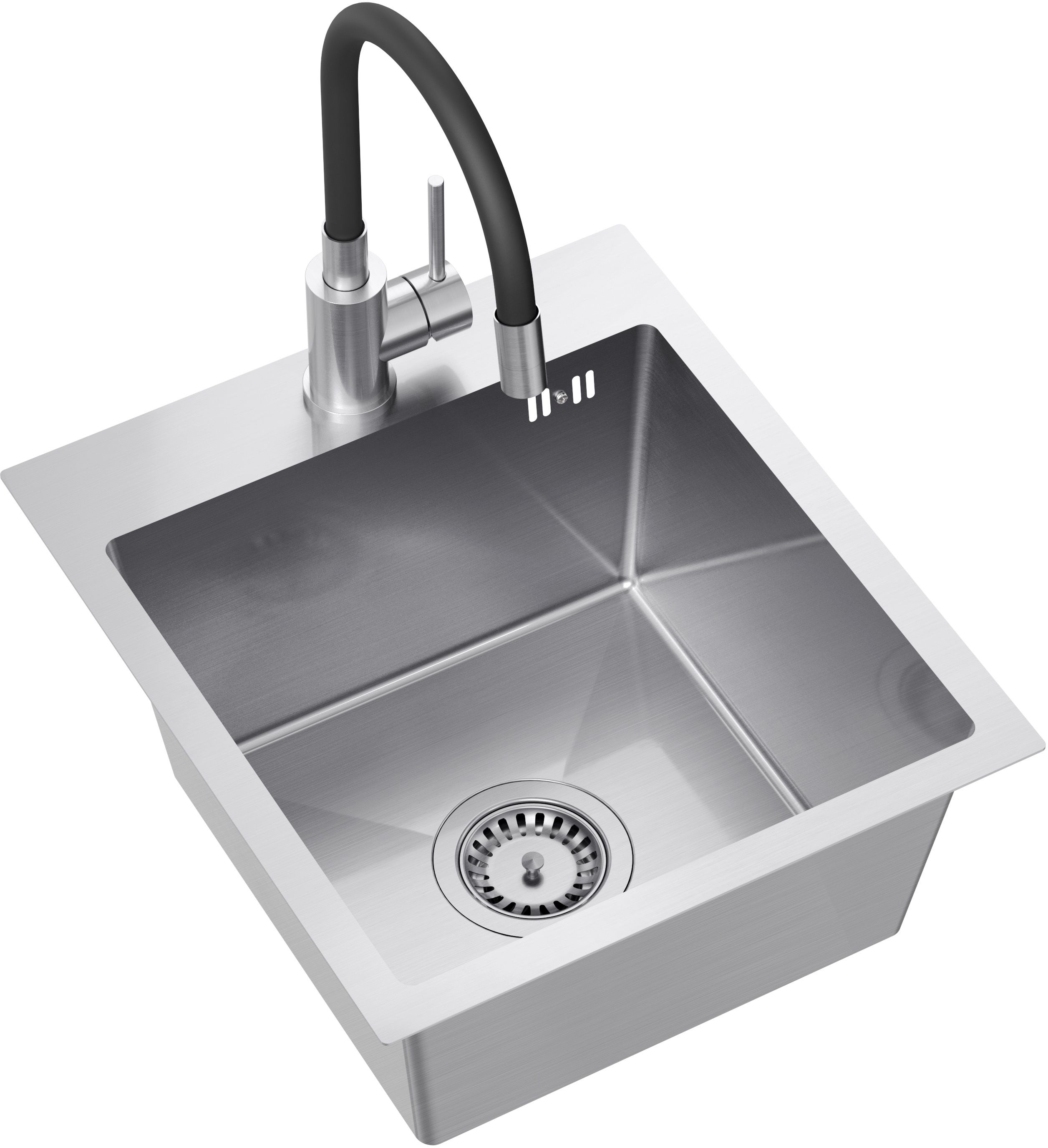 Quadron Luke évier avec mitigeur acier/acier ZH4045BS_3323503BL