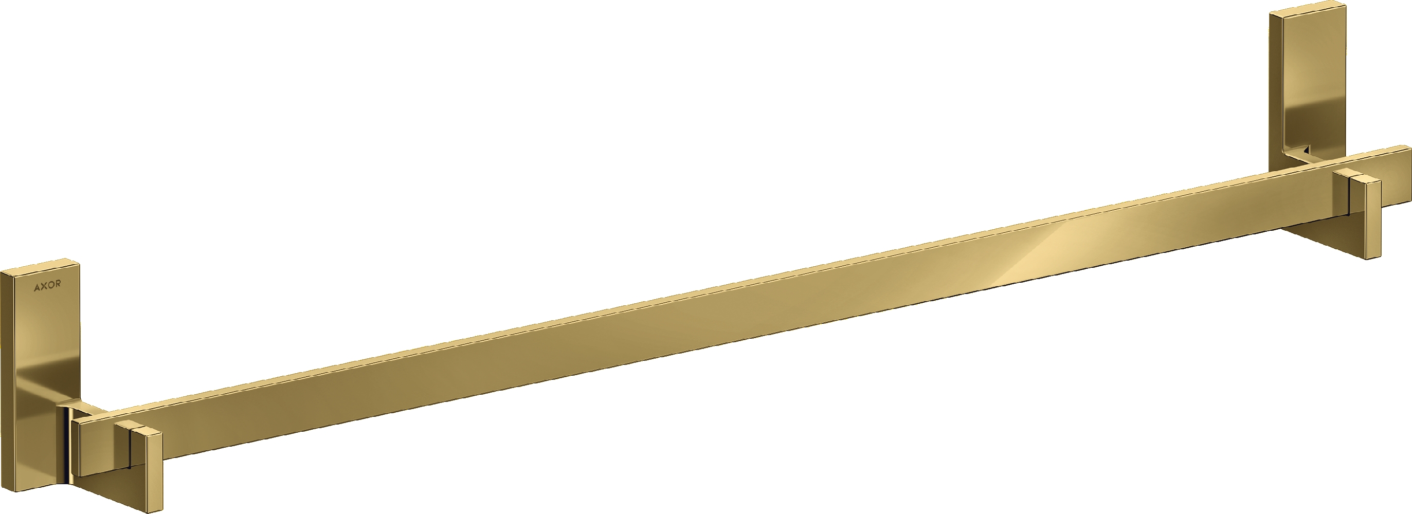 Axor Universal Rectangular barre porte-serviette doré 42683990
