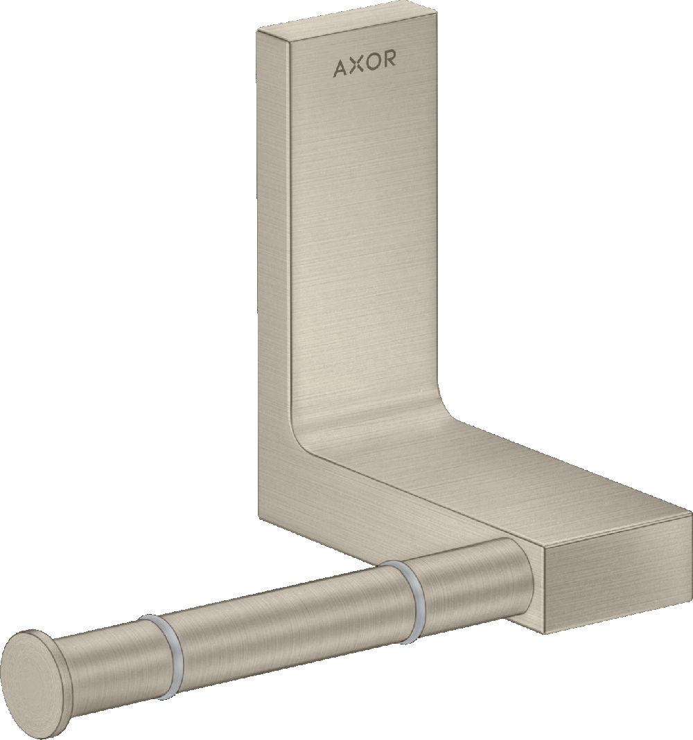 Axor Universal Rectangular porte-papier toilette nickel 42656820