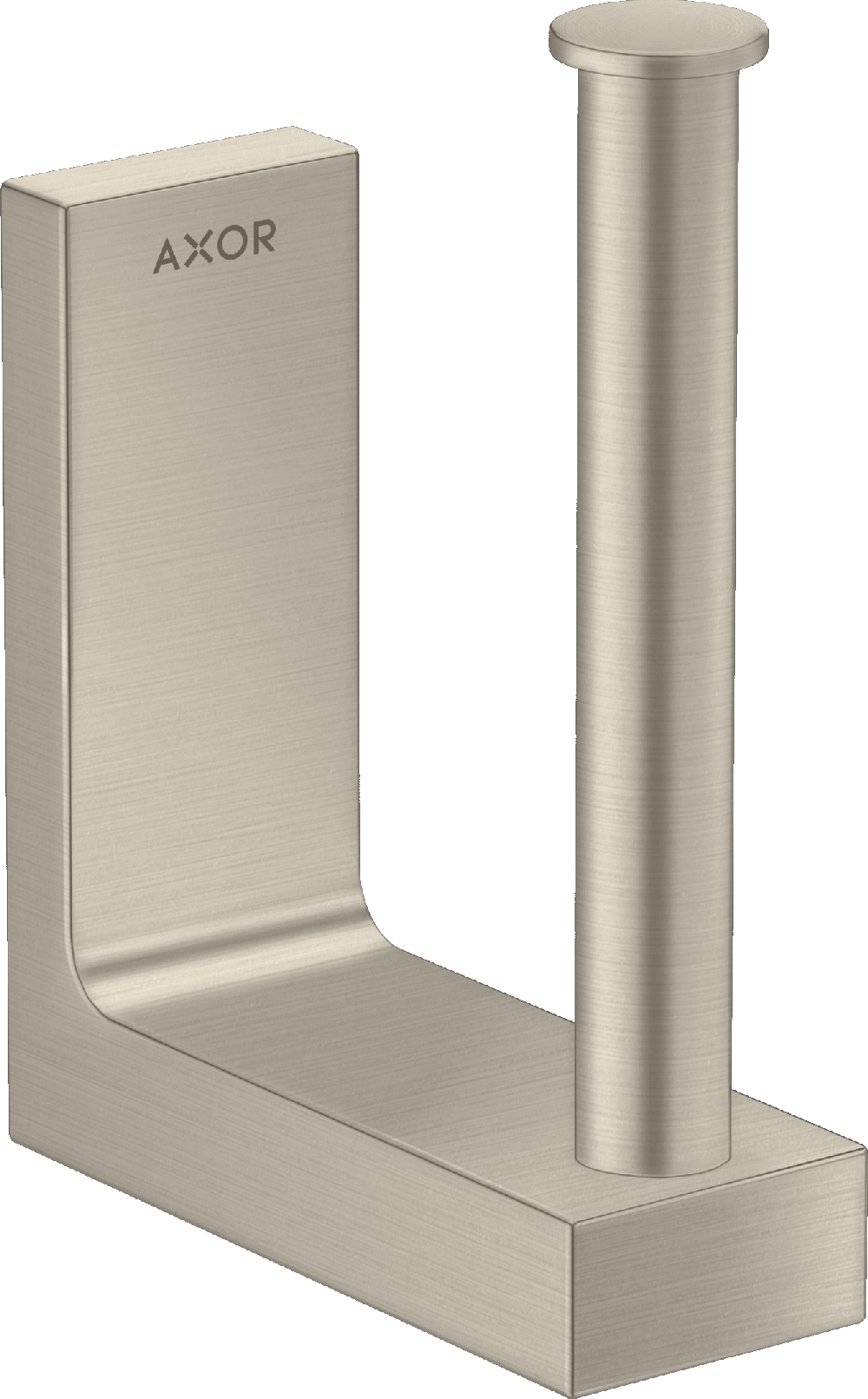 Axor Universal Rectangular porte-papier toilette nickel 42654820