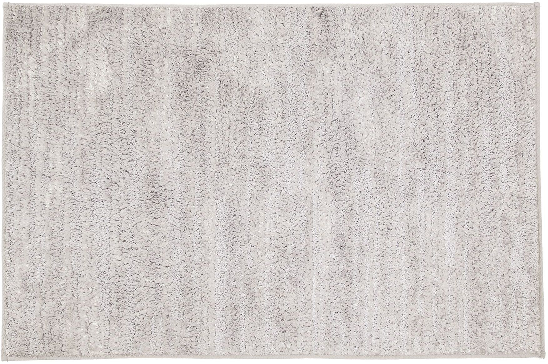 Kleine Wolke Glow tapis de bain 120x70 cm rectangulaire blanc-gris 9186158225