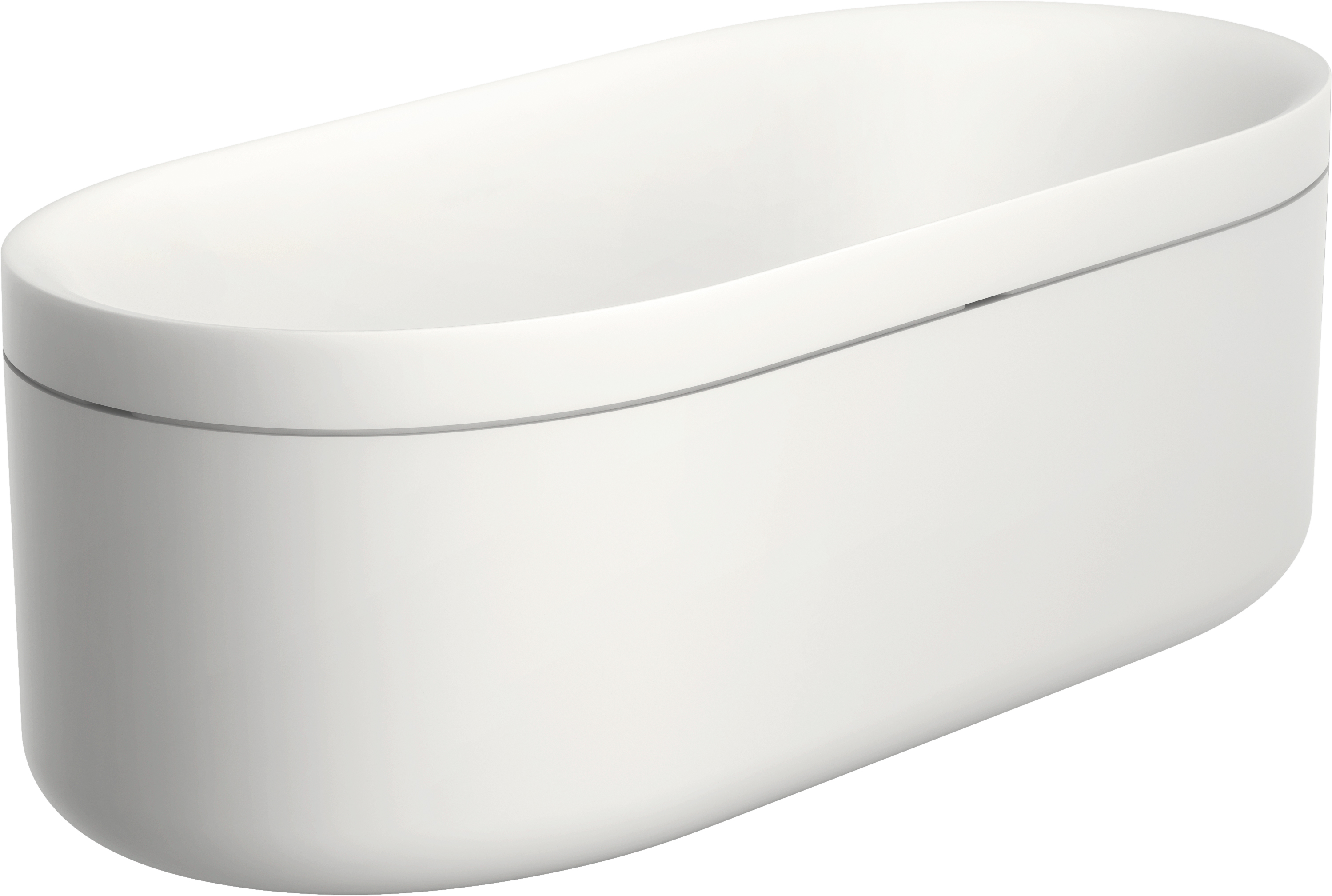 Axor Suite baignoire autoportante 188.4x82.7 cm ovale blanc 42005340