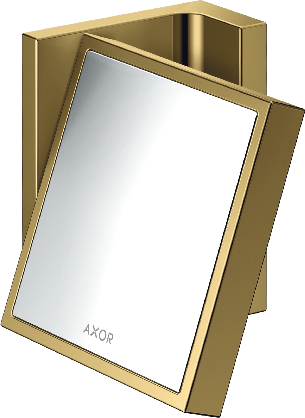 Axor Universal Rectangular miroir cosmétique 12x11 cm rectangulaire doré 42649990