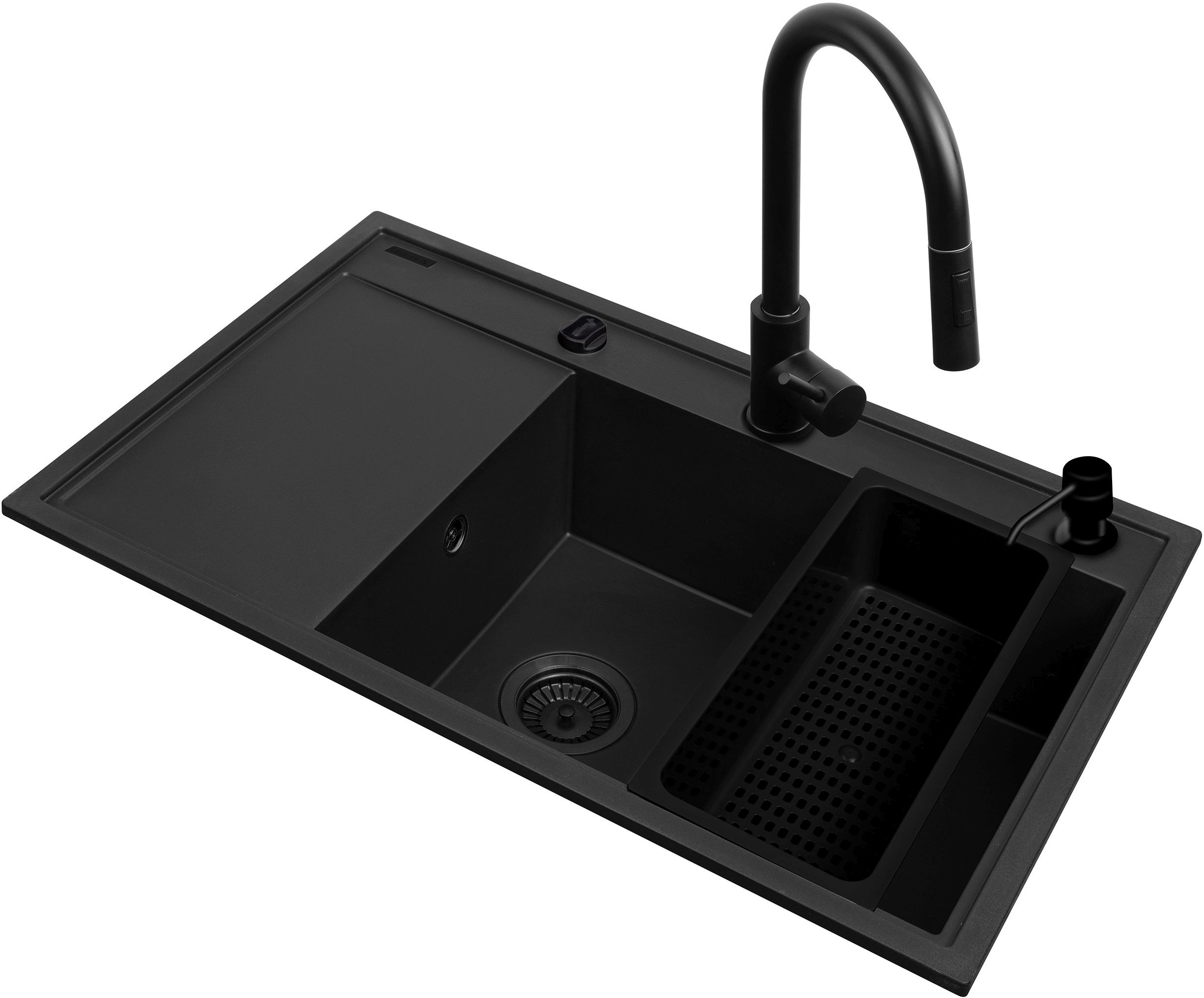 Pyramis Camea évier avec mitigeur noir/noire 070168502BE