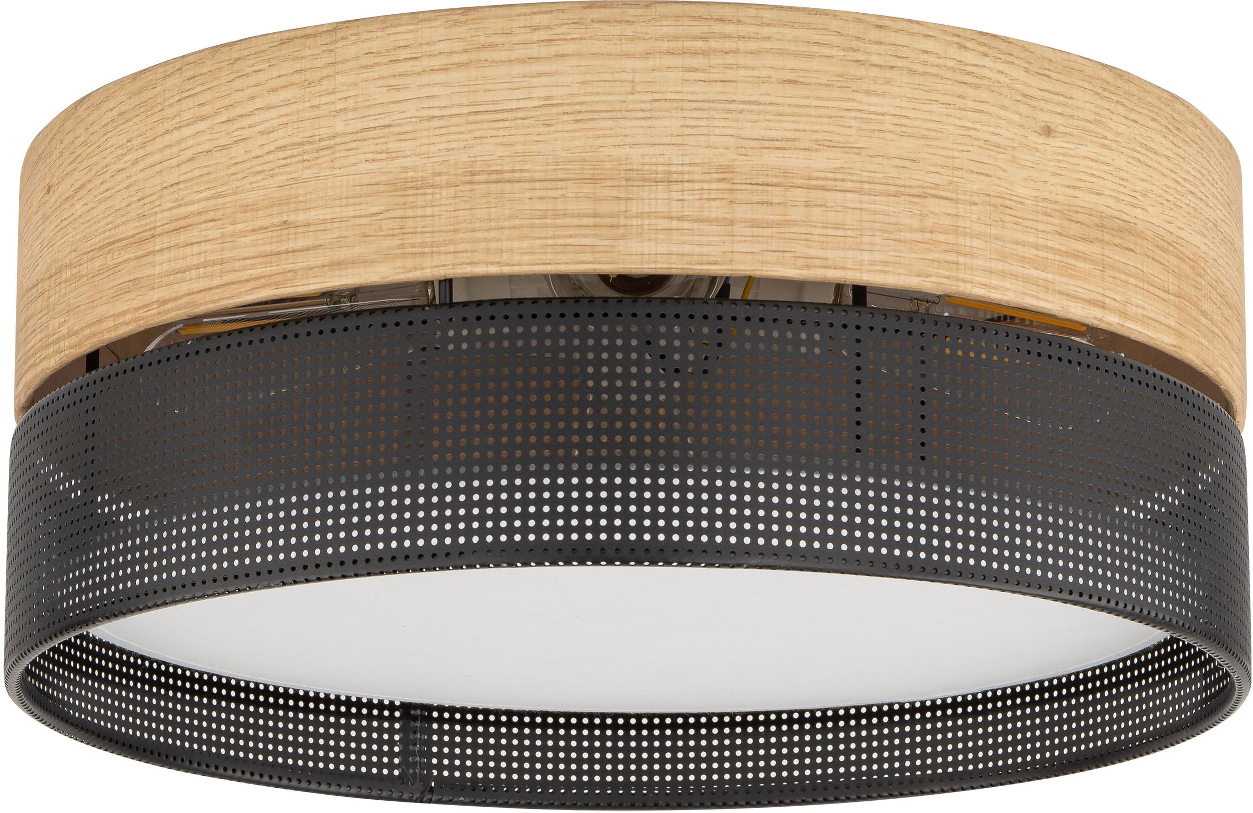 TK Lighting Nicol plafonnier 4x15 W noir 4800