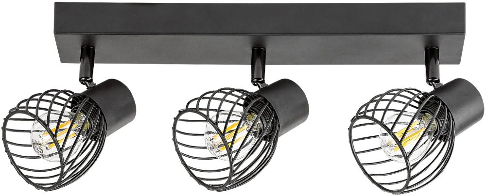 Rabalux Aberama plafonnier 3x10 W noir 73003