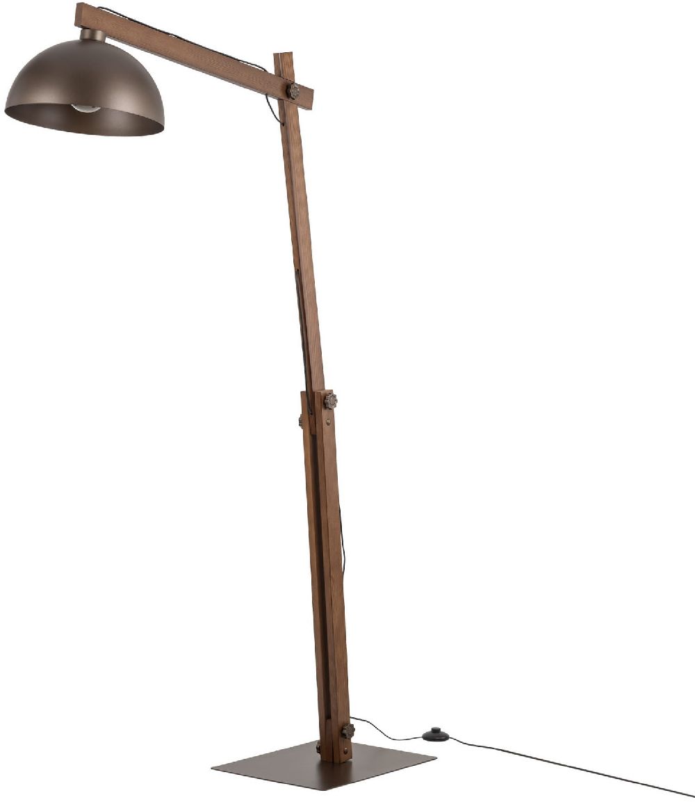 TK Lighting Oslo lampadaire x15 W bois-marron 6319