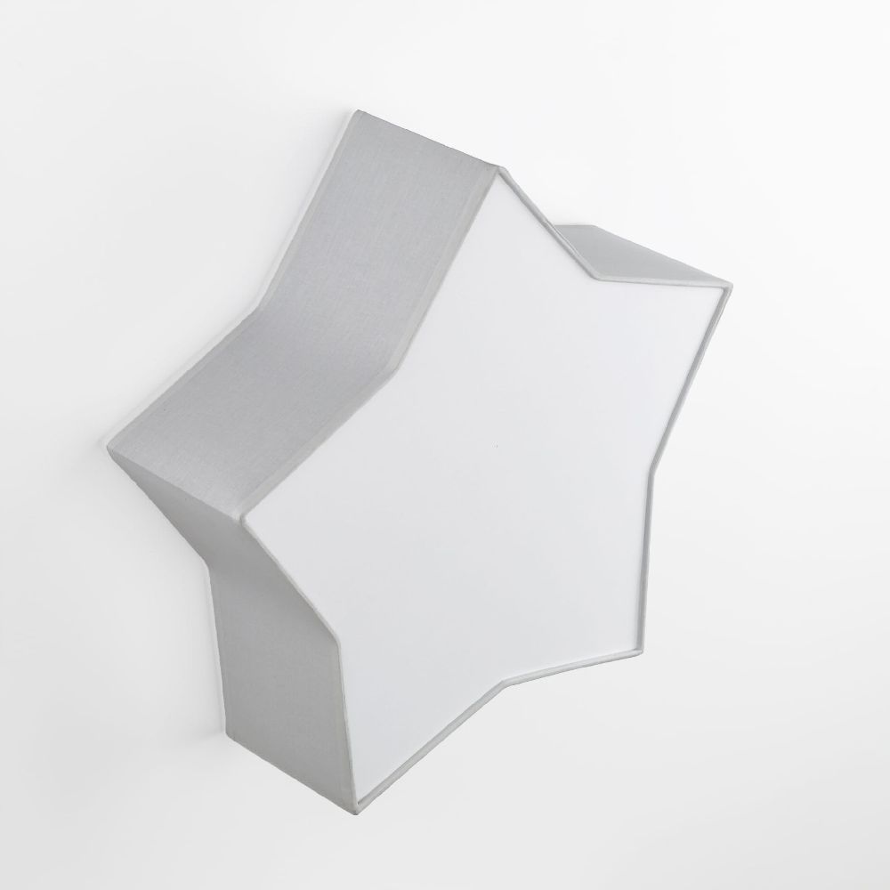 TK Lighting Star plafonnier 2x15 W gris 6972