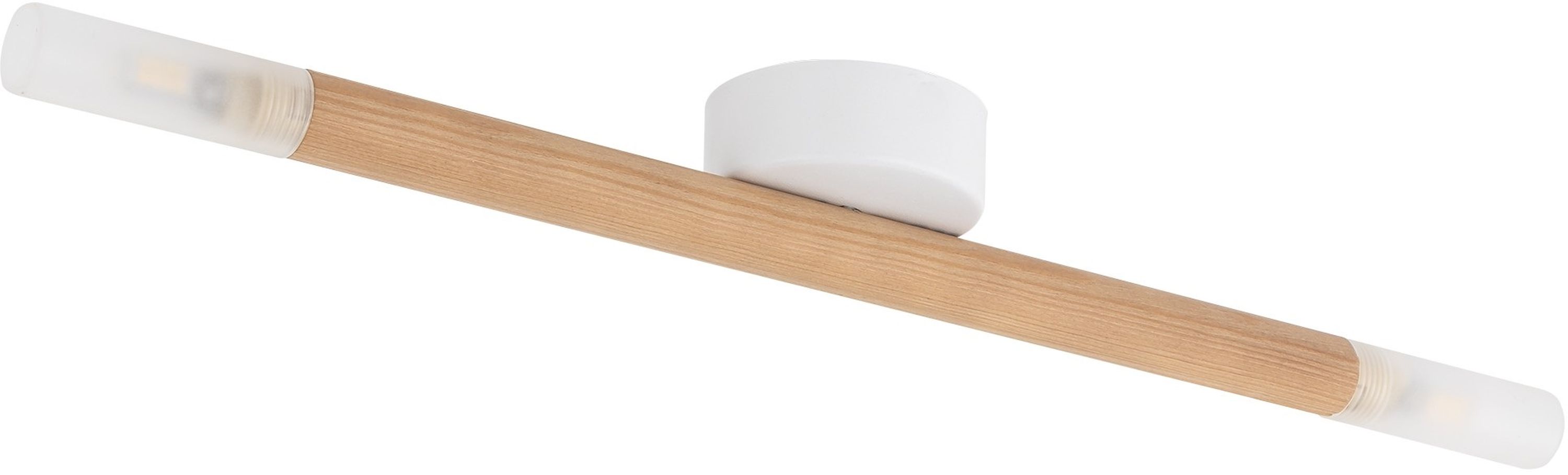 TK Lighting Noble applique murale 2x6 W blanc-bois 4523