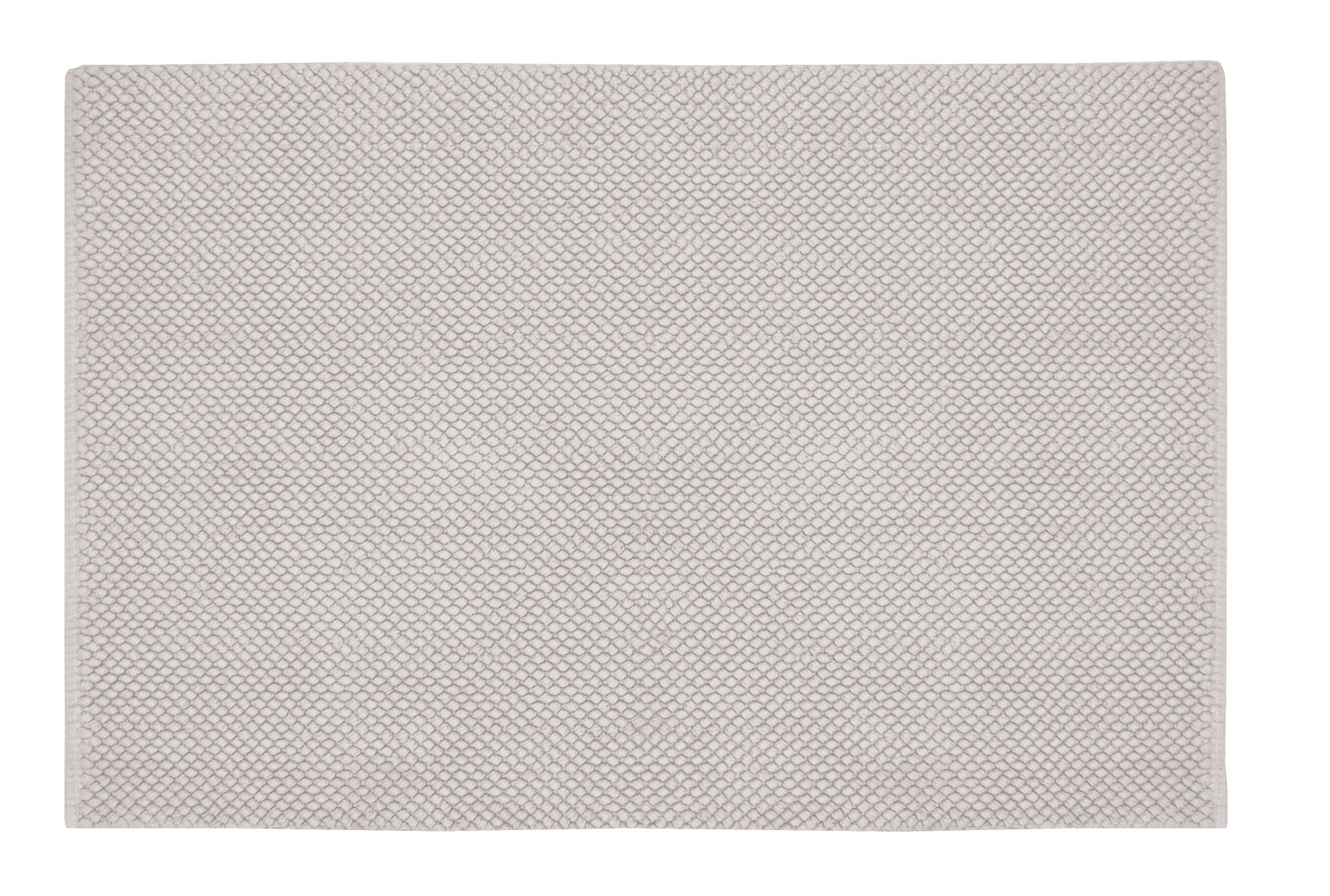 Kleine Wolke Punto tapis de bain 60x50 cm rectangulaire gris 9182158433