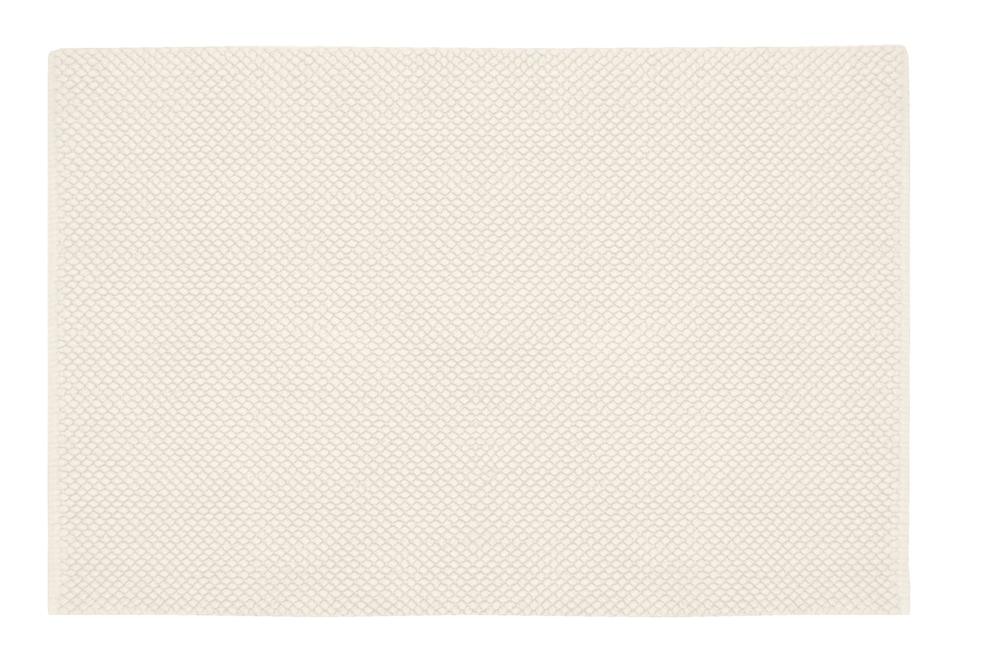 Kleine Wolke Punto tapis de bain 90x60 cm rectangulaire blanc 9182100519