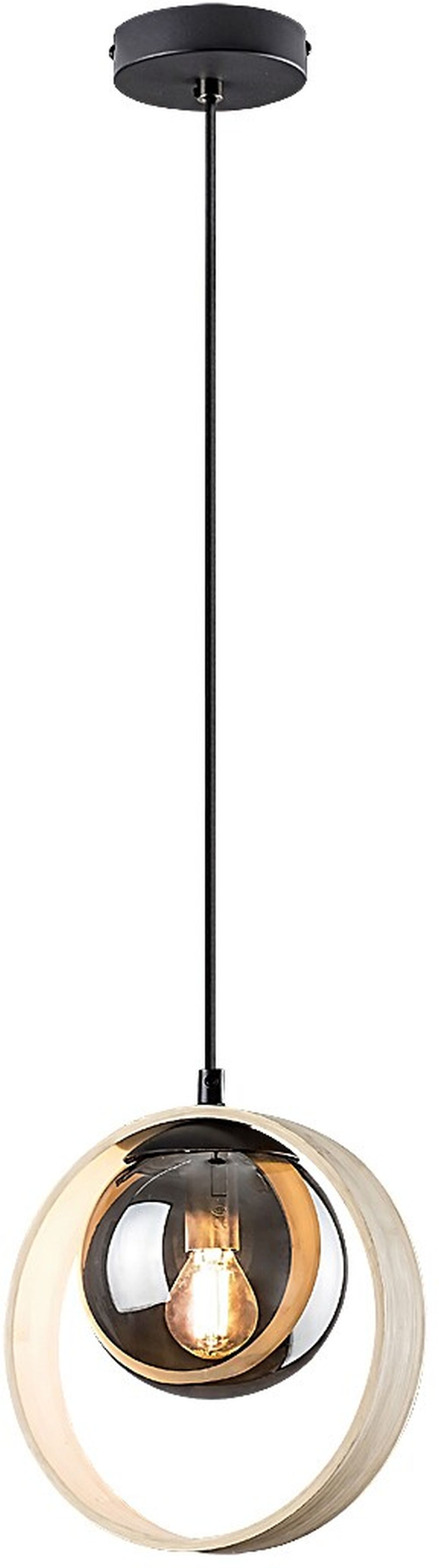 Rabalux Peyton lampe suspendue 1x15 W noir 72061