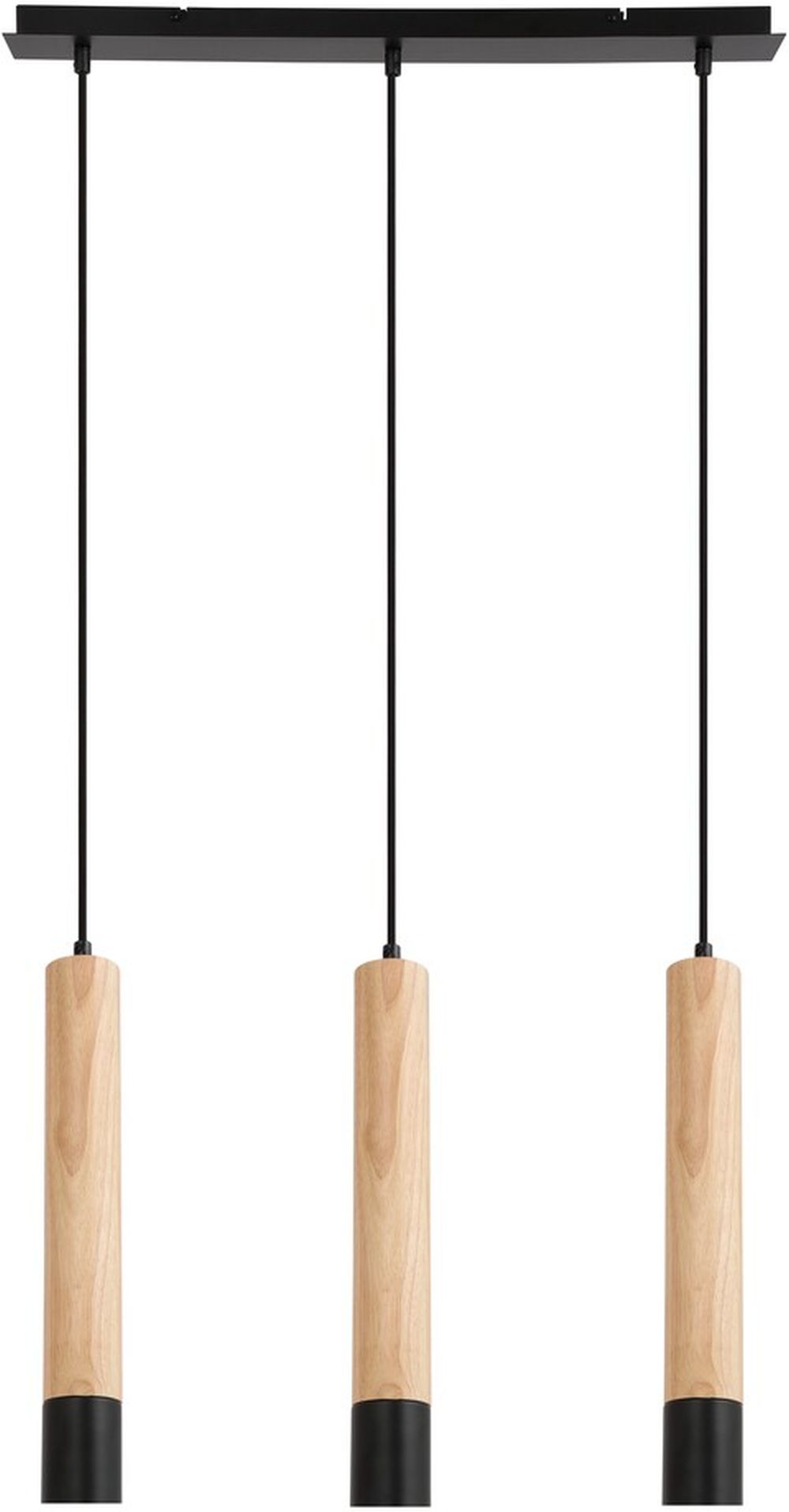 Rabalux Braulia lampe suspendue 3x50 W noir 72133