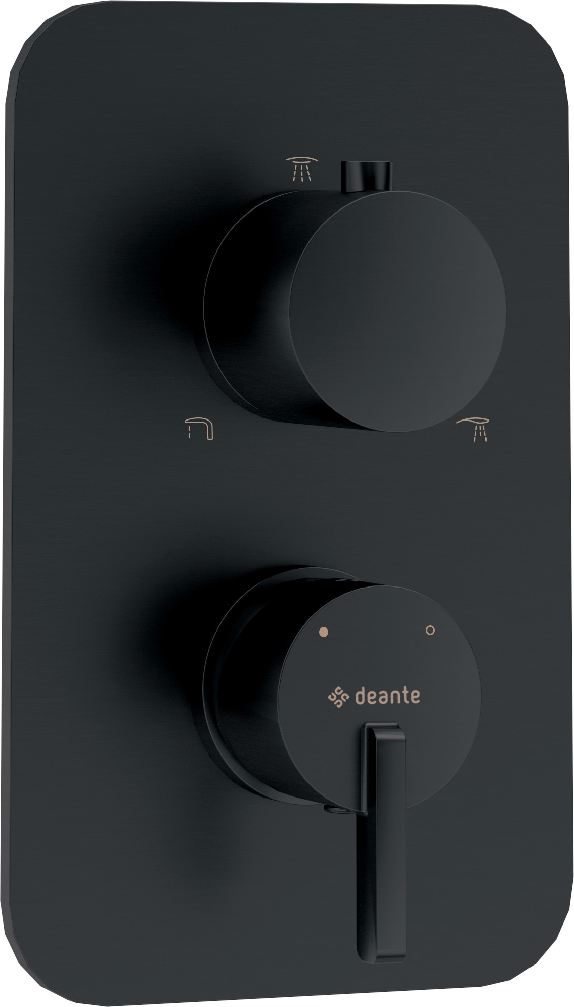 Deante Silia mitigeur bain-douche encastrée noir BXY_NQSM