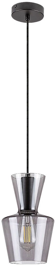 Rabalux Abra lampe suspendue 1x60 W noir-fumé 72161