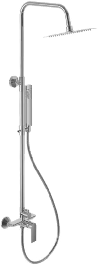 Excellent Rain Glad ensemble de douche mural oui chrome ARNL.1181CR