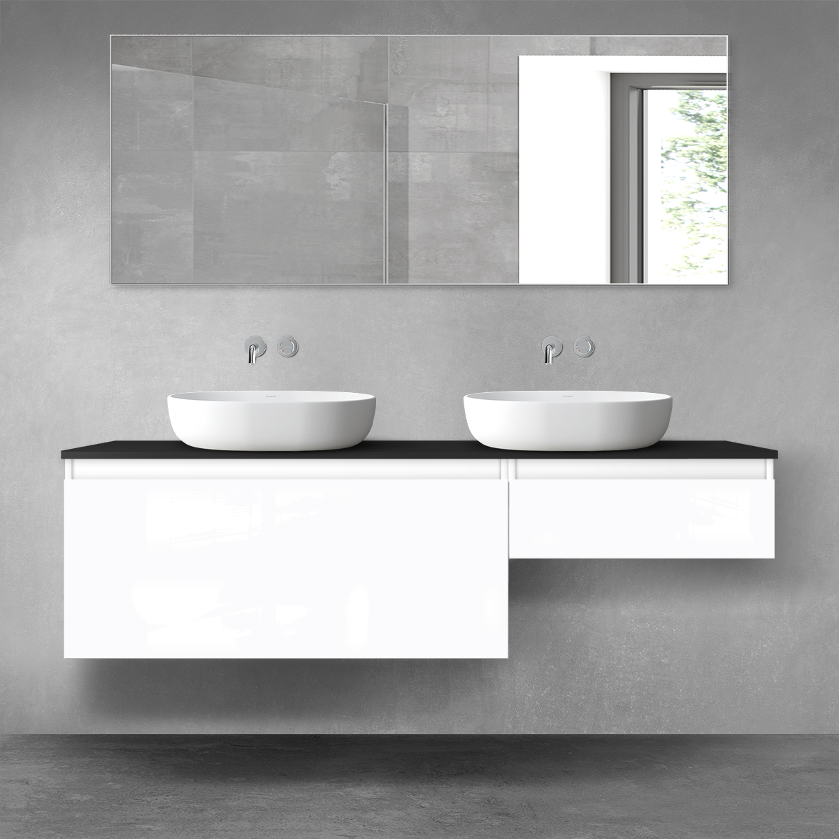 Set armoire Oltens Vernal 60015000, armoire Oltens Vernal 60009000, 63008300