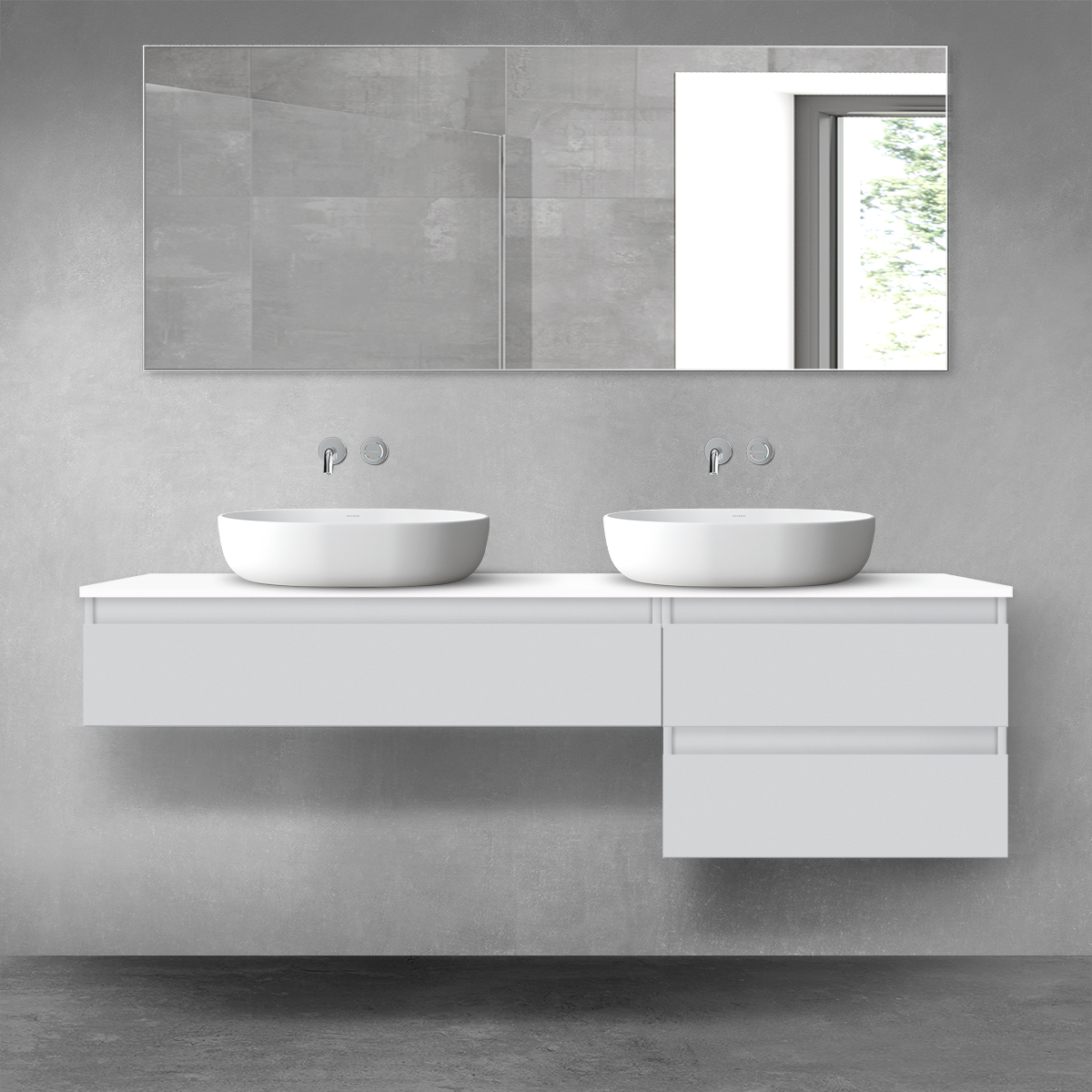 Set armoire Oltens Vernal 60000700, armoire Oltens Vernal 60011700, 63008000