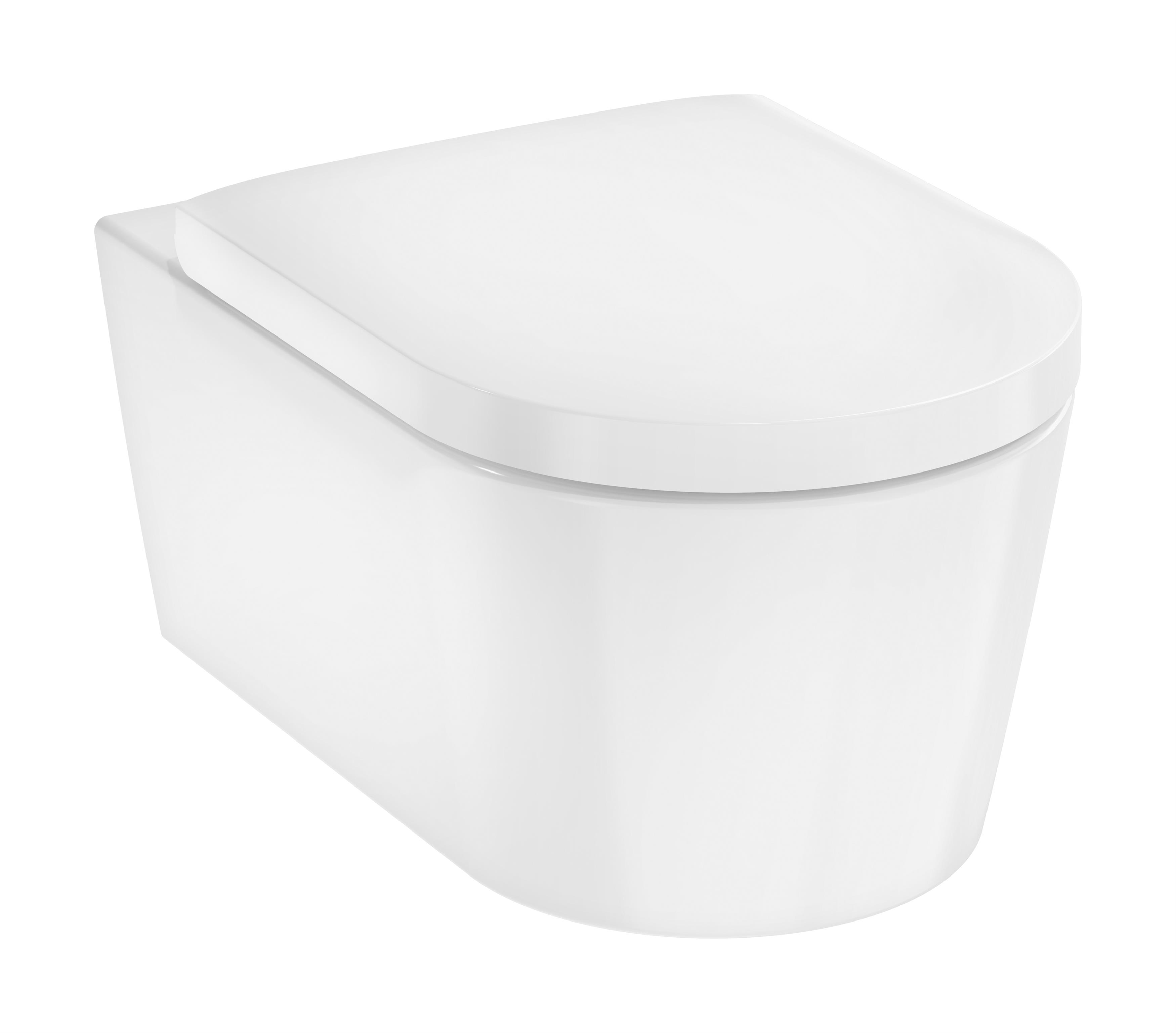 Hansgrohe EluPura S cuvette wc avec abattant à descente lente suspendue oui blanc 61119450