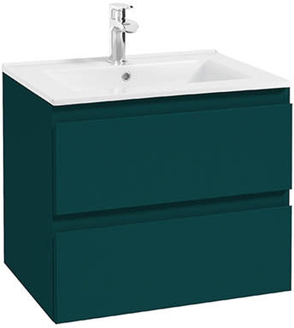 Defra Como armoire 59.9x45.1x50 cm sous-lavabo suspendu vert 123-D-06054