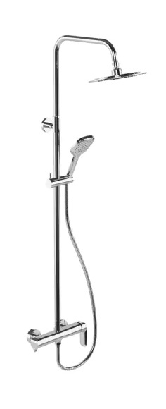 Excellent Clever 2.0 ensemble de douche mural oui chrome AREX.4181CR