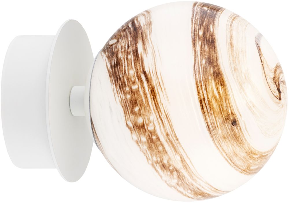Argon Fabio applique murale 1x7 W blanc-marron-crème 8454