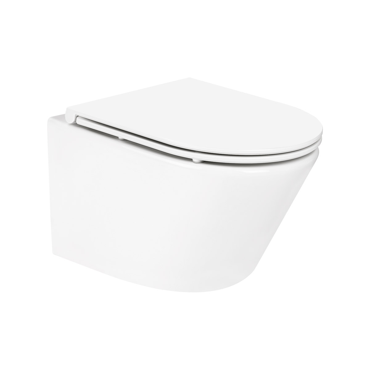 Set cuvette de WC Oltens Jog Kort 42527000, abattant de WC Oltens Jog Kort 45114000