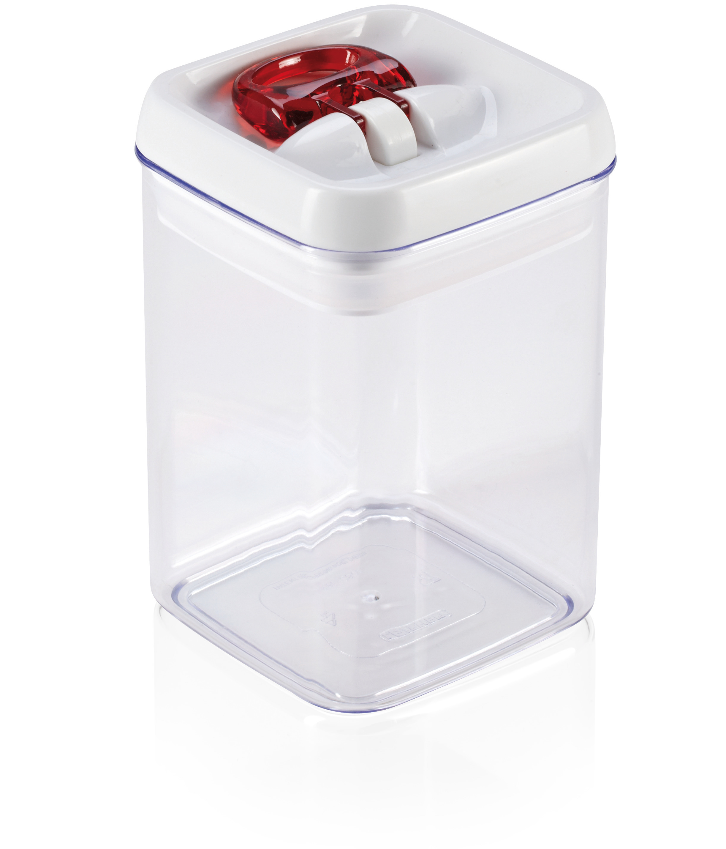 Leifheit Fresh&Easy boîte de rangement 9.9x9.9x15.2 cm transparent-blanc 31208