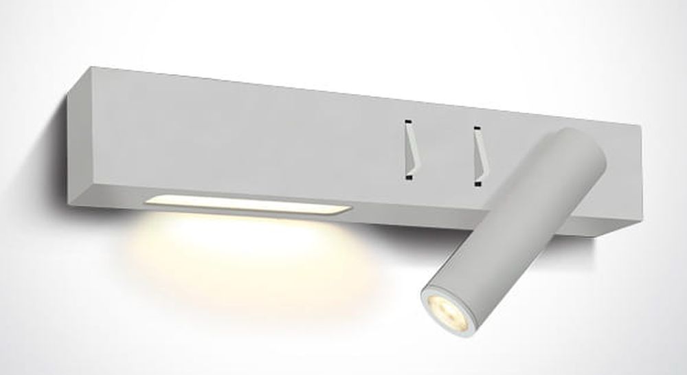 One Light Agnes applique murale 2x W blanc 65146A/W/W