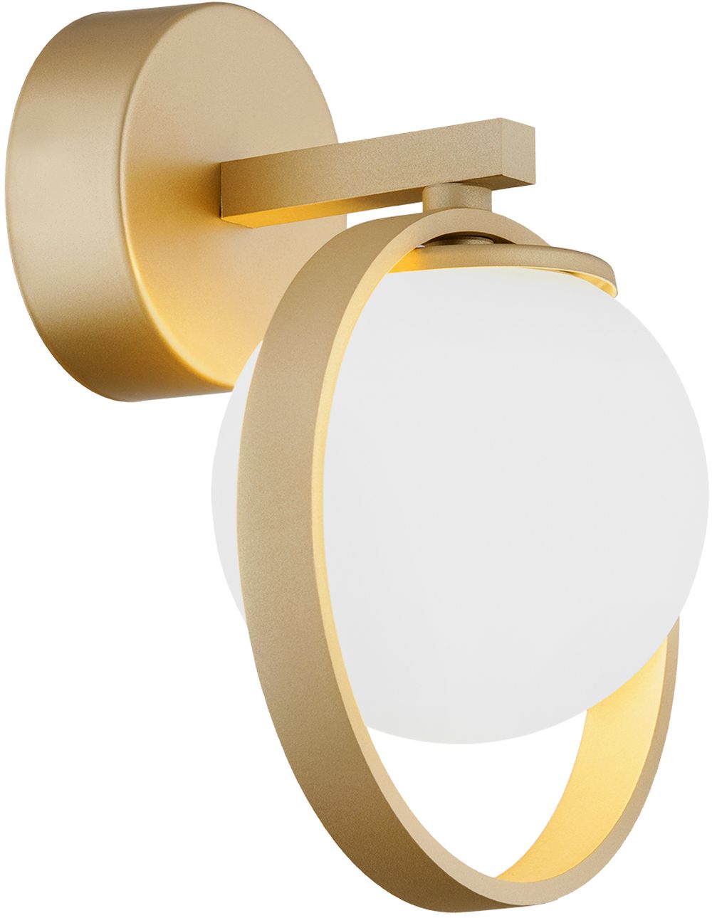 Argon Saturnia applique murale 1x4 W doré-opale 8259