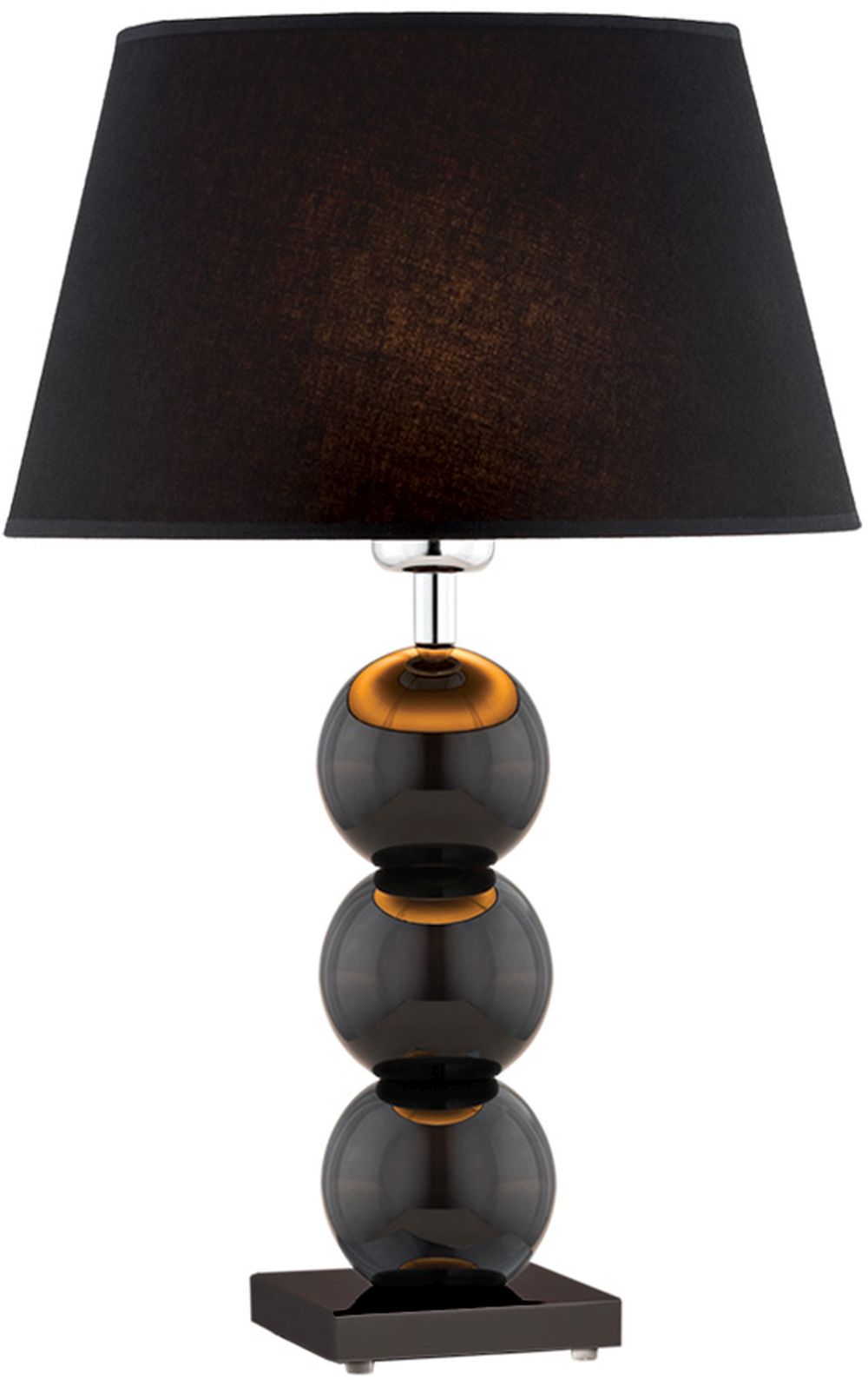 Argon Fudżi lampe de table 1x15 W noir 3623