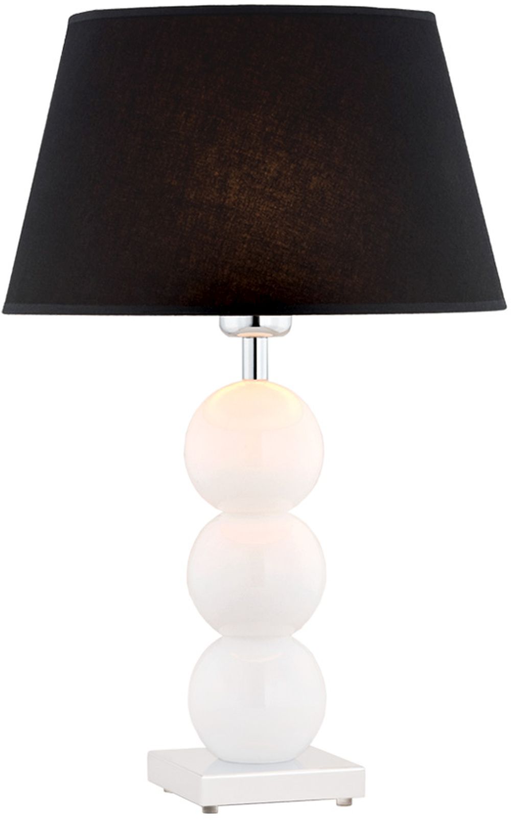 Argon Fudżi lampe de table 1x15 W blanc-noir 3624