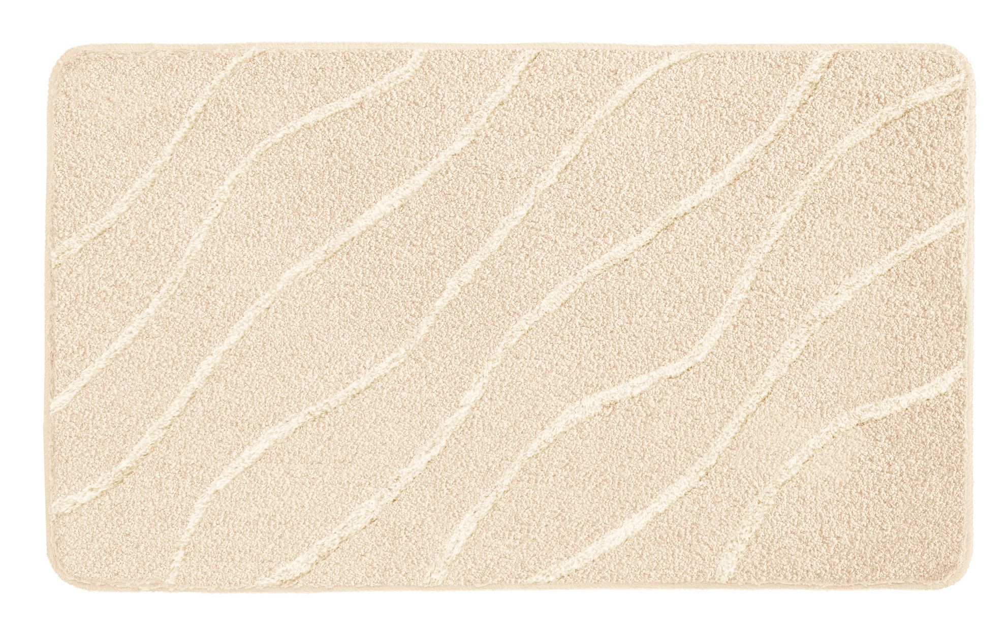 Kleine Wolke Tram tapis de bain 140x80 cm rectangulaire beige 9189256657