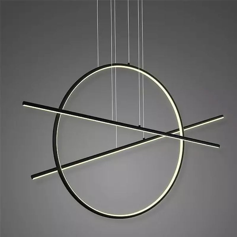 Altavola Design Linea lampe suspendue 3x47 W noir LA088/PX_3k_black