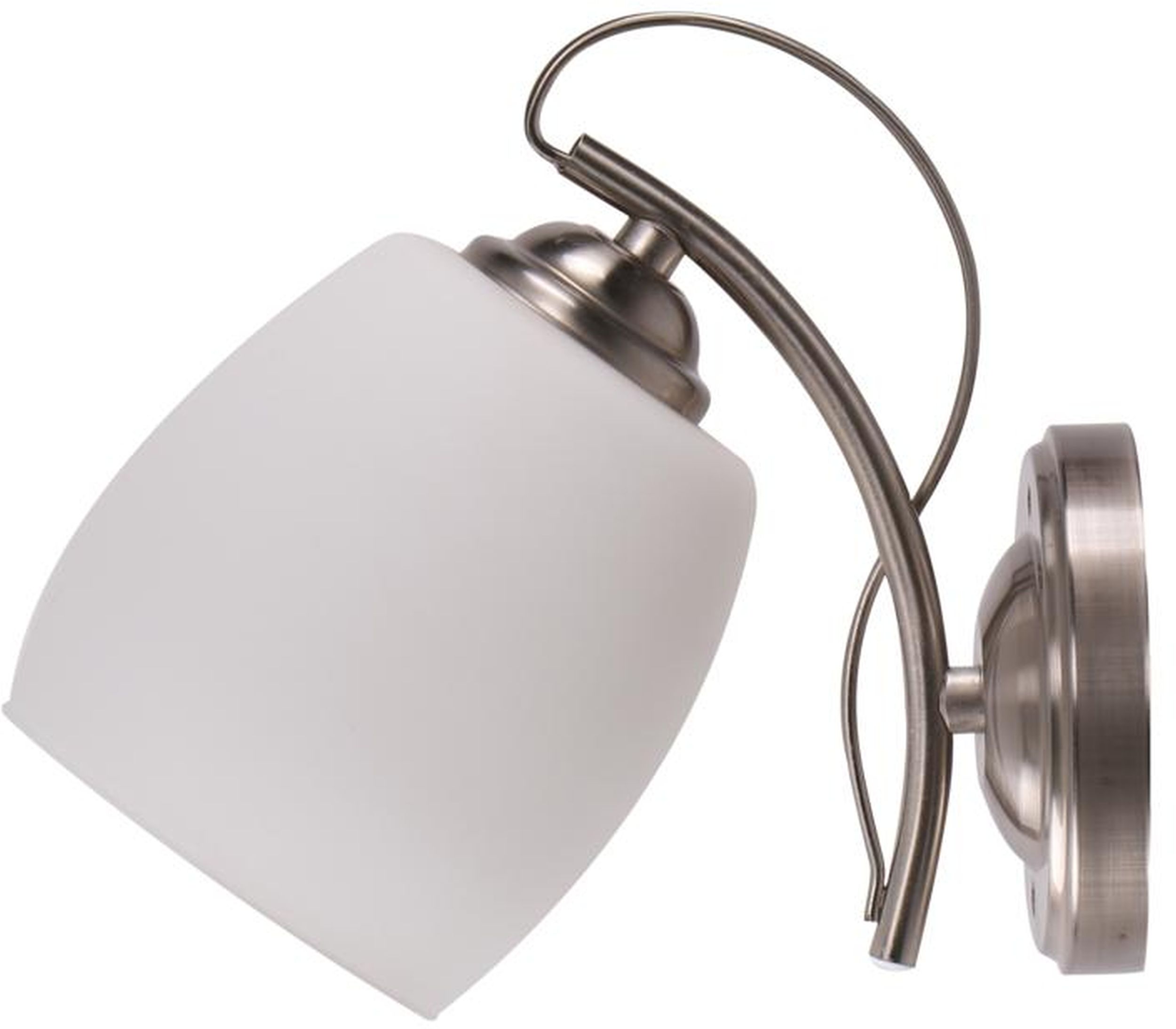 Candellux Amba applique murale 1x40 W blanc-chrome 21-77028