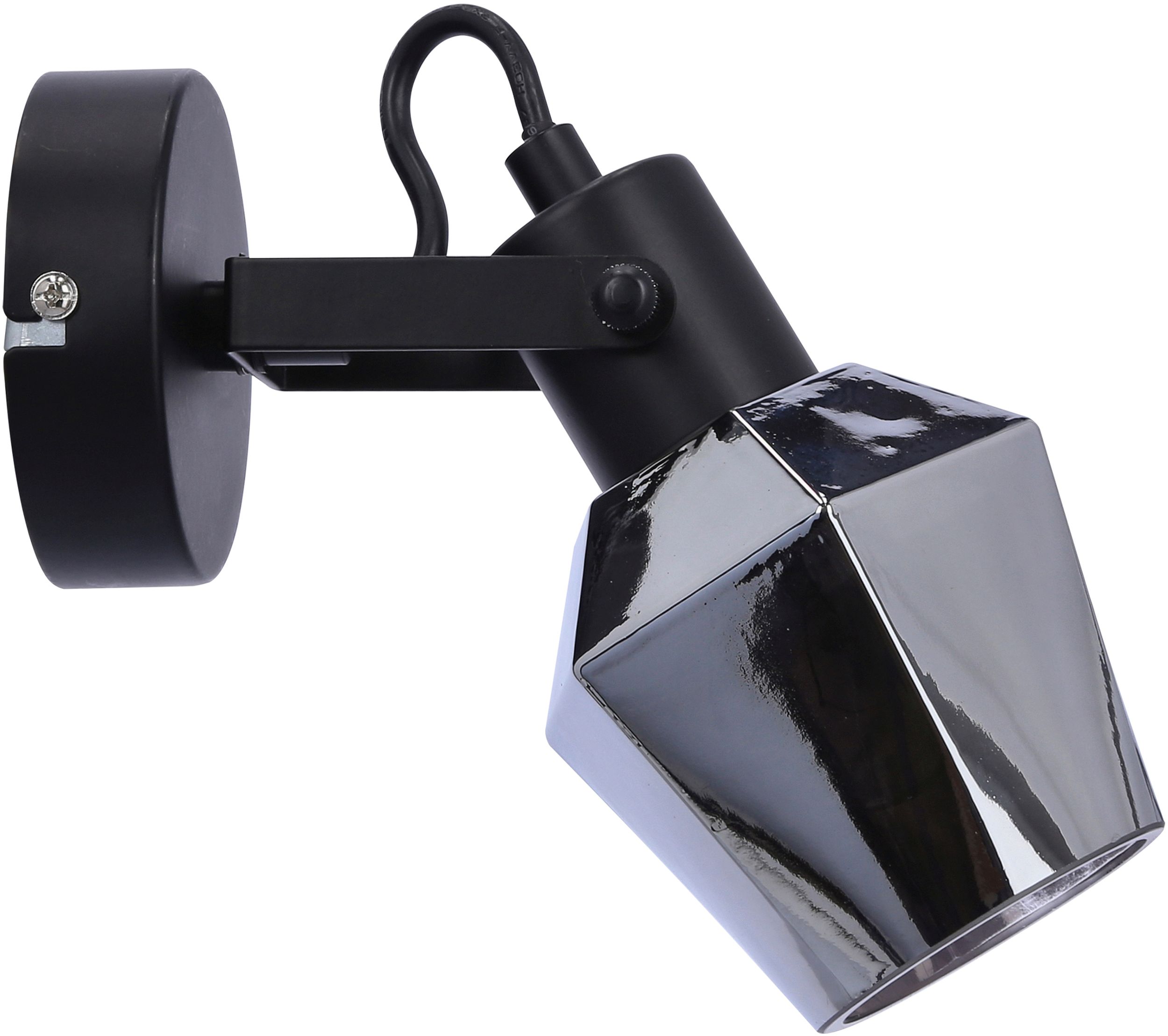 Candellux Randi applique murale 1x15 W noir-fumé 91-13347