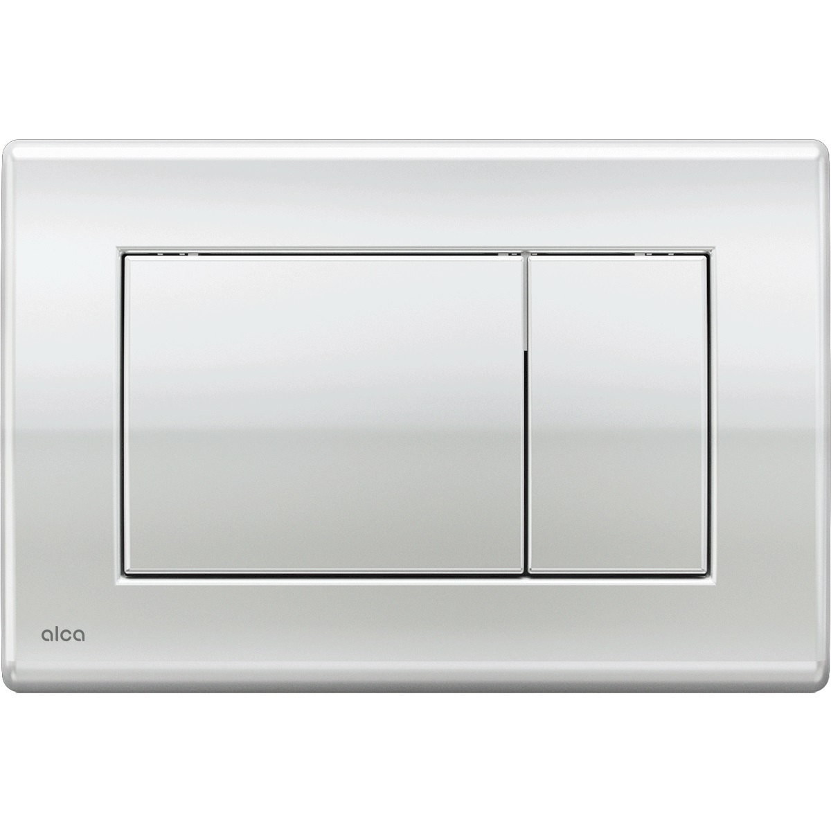 Alca bouton de chasse d'eau pour WC chrome brillant M271