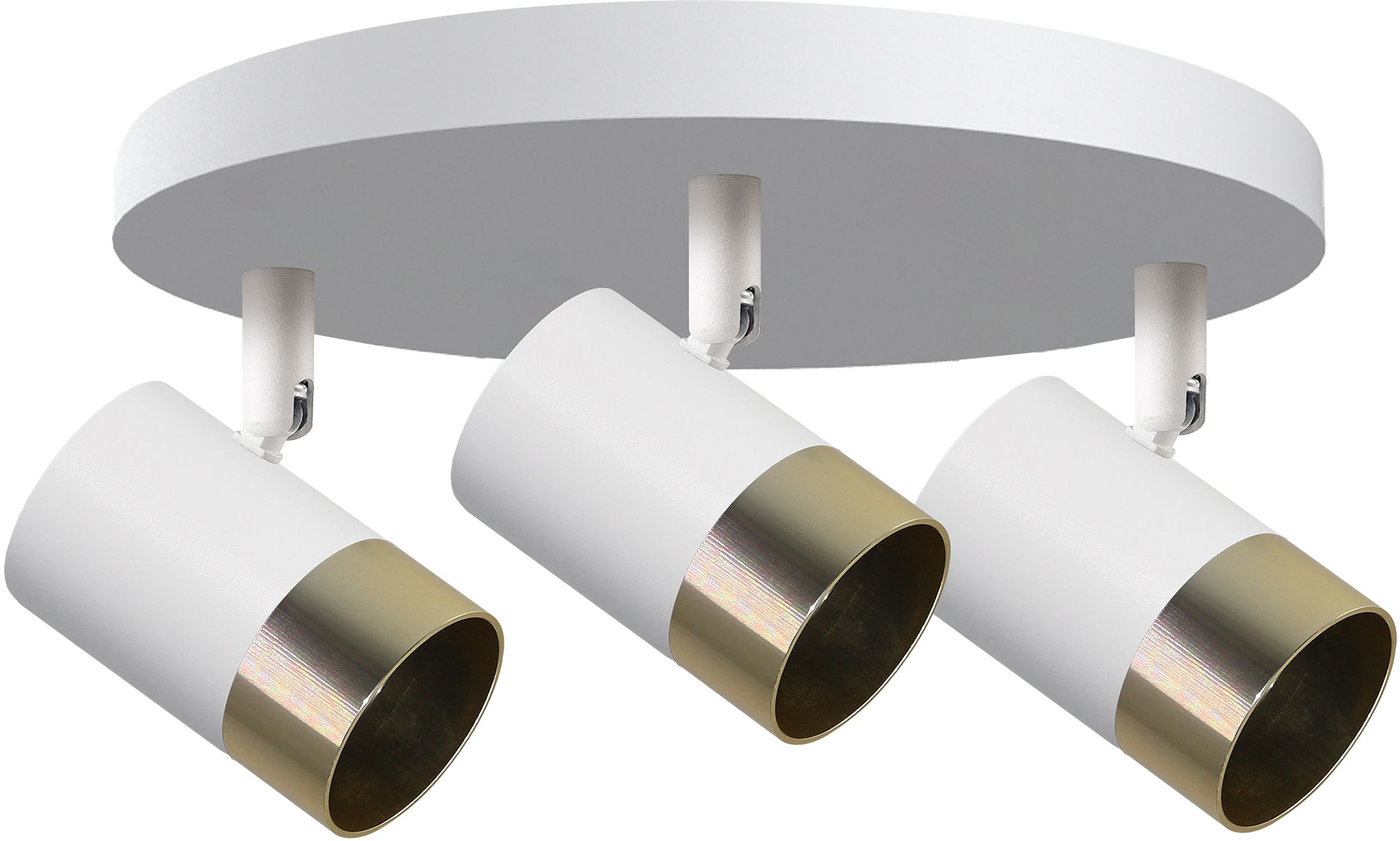 Candellux Tobi plafonnier 3x15 W blanc-doré 98-27474