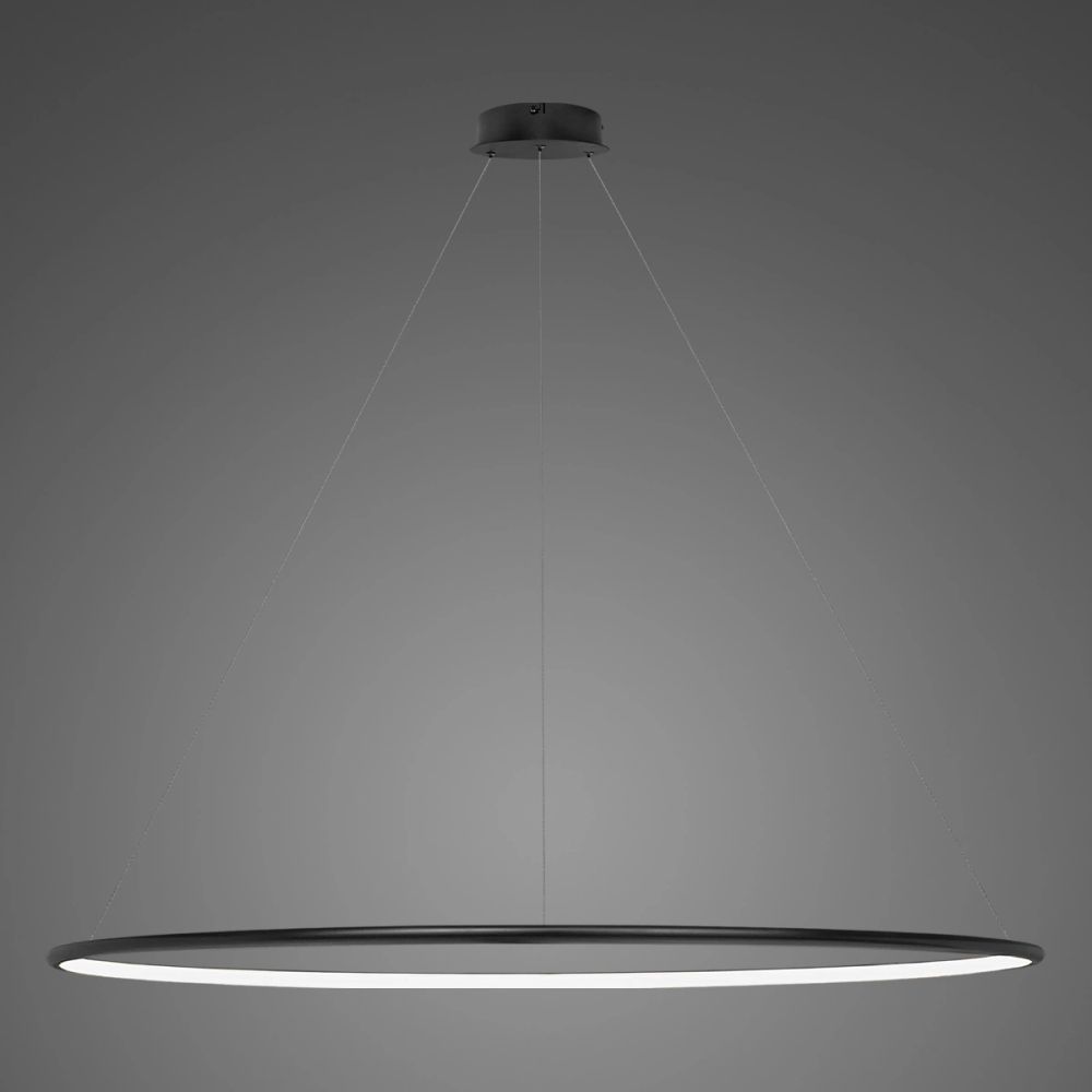 Altavola Design Ledowe Okręgi lampe suspendue 1x68 W noir LA073/P_180_in_3k_black