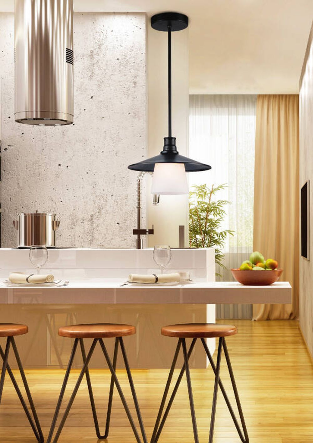 Candellux Loft lampe suspendue 1x60 W noir 31-43108