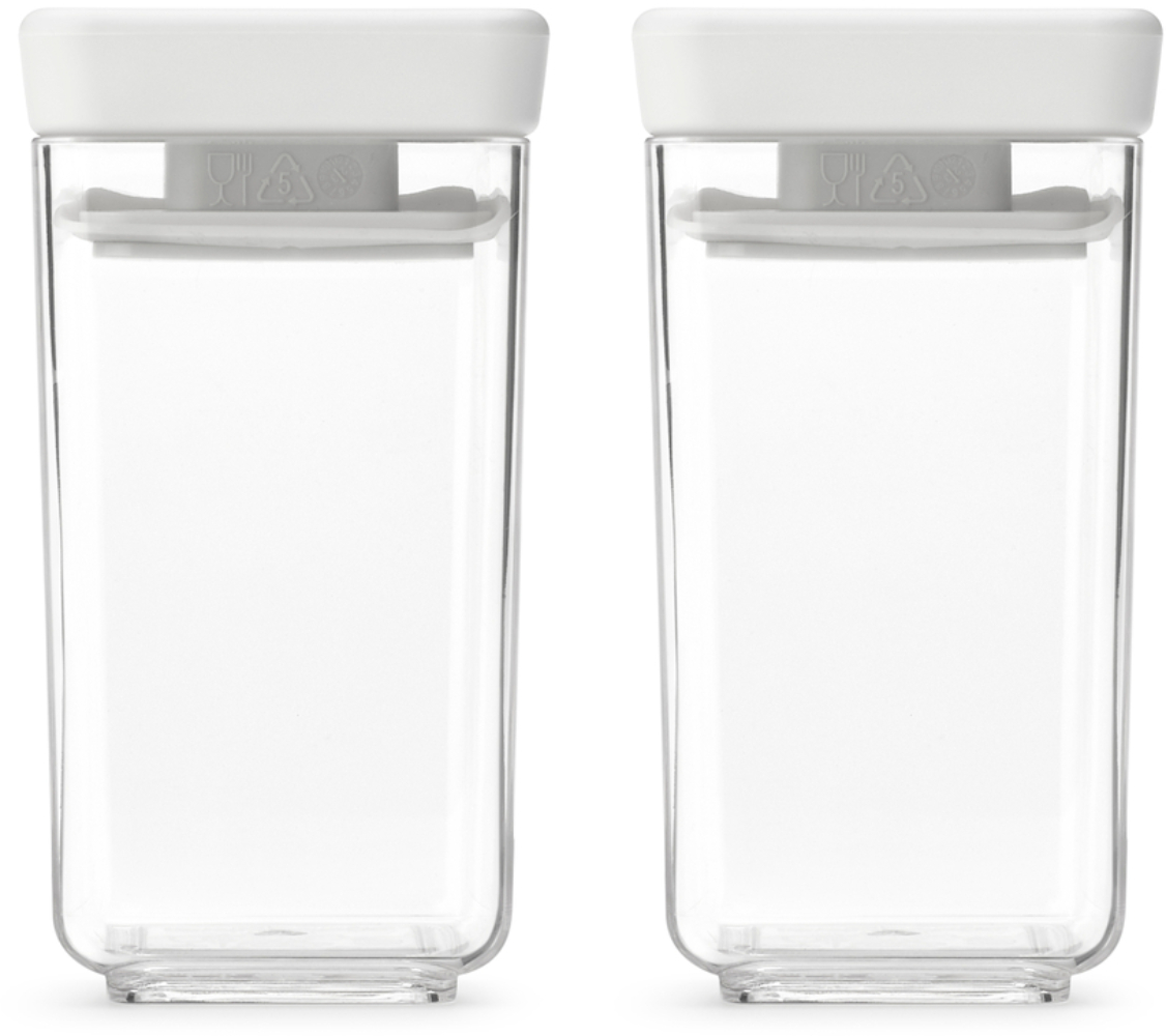 Brabantia Tasty+ kit de bacs de rangement xx cm transparent-gris 230585