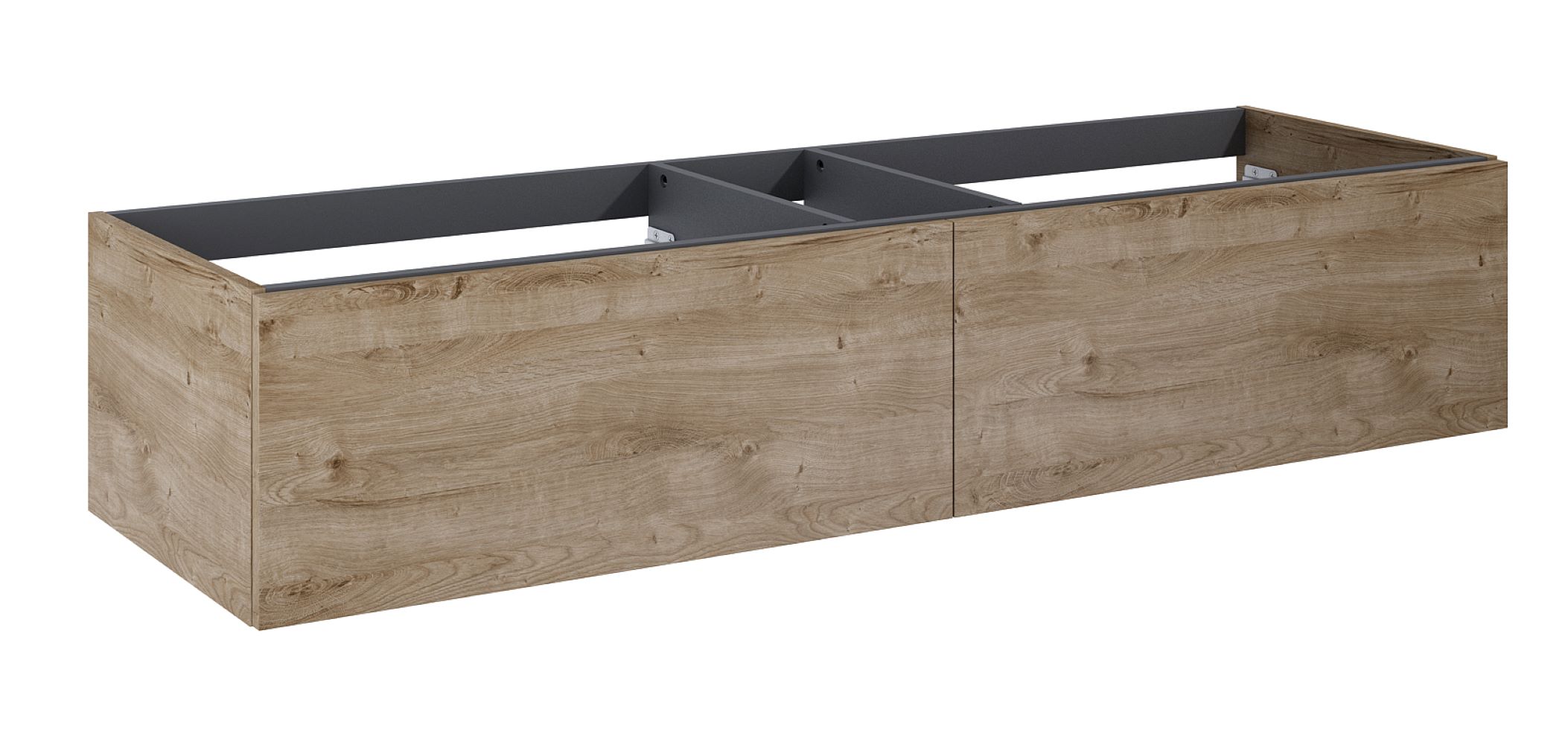 Elita Look Slim armoire 160x44.9x31.8 cm sous-lavabo suspendu chêne RE081604027050