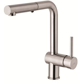 Paffoni Light mitigeur de cuisine sur pied acier inoxydable LIG285ST