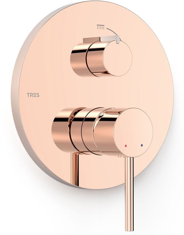 Tres Selection mitigeur bain-douche encastrée doré 26228110OR