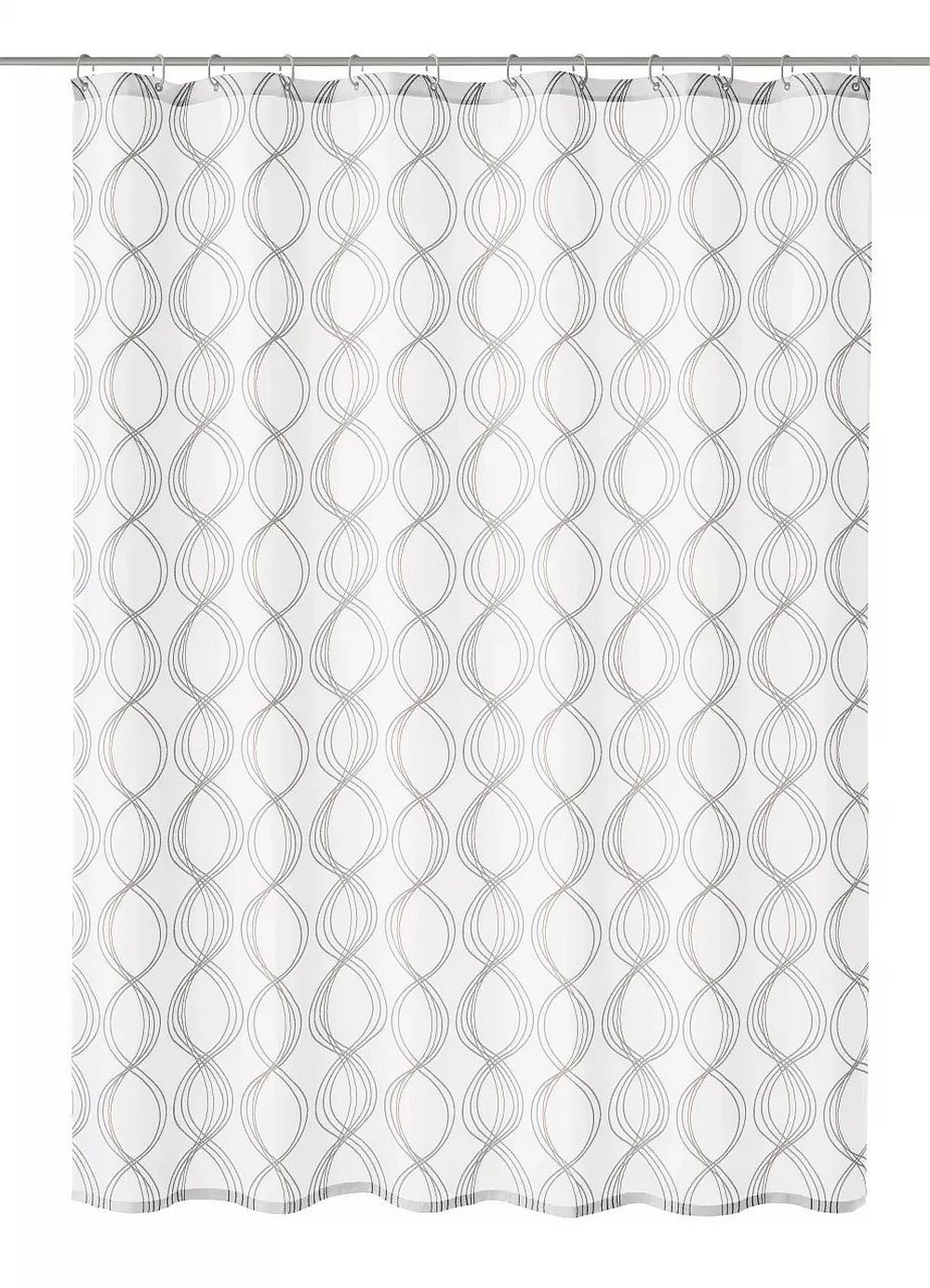 Kleine Wolke Classy rideau de douche 200x180 cm blanc 5911100305